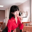 Money冷冷吉他少女无删套图,唯美作品令人陶醉
